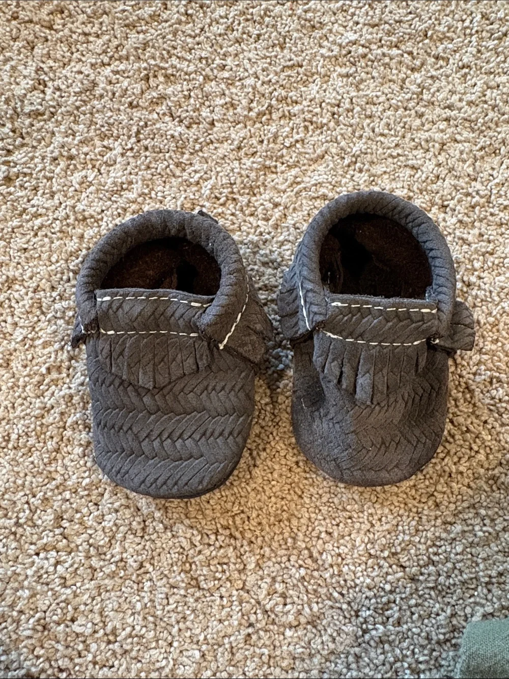 Freshly Picked Suede Leather Moccasin Baby shoes slippers